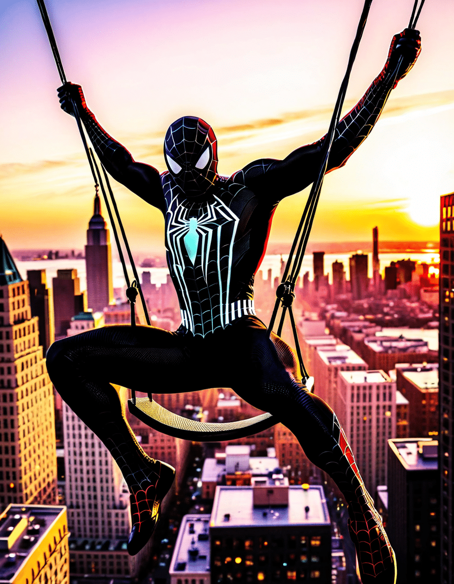 black spiderman