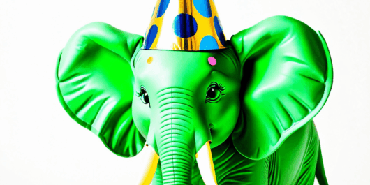 green elephant