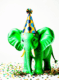 green elephant