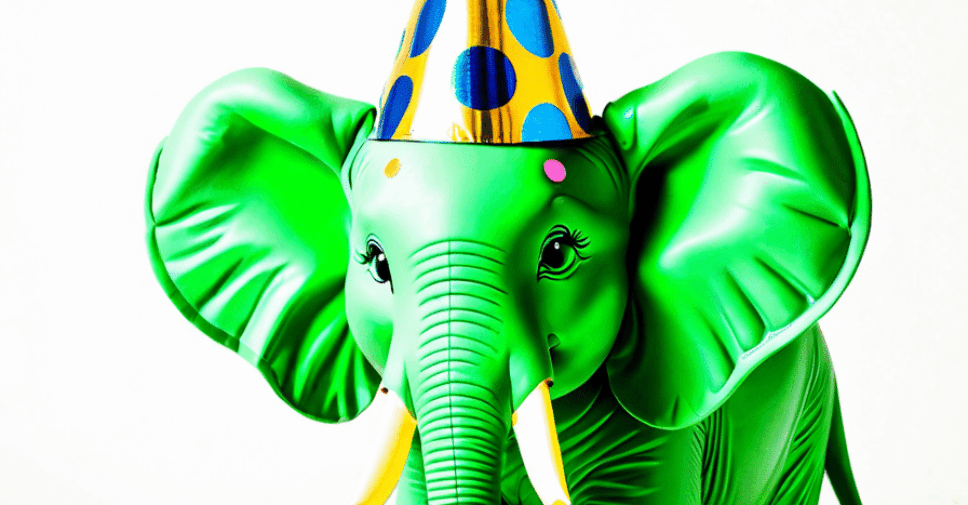 green elephant