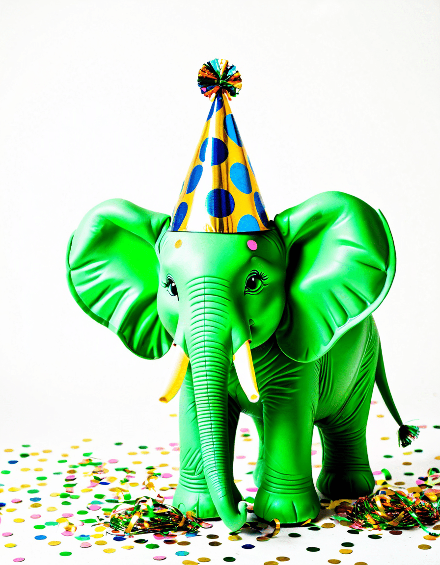 green elephant