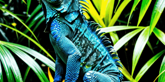 blue iguana