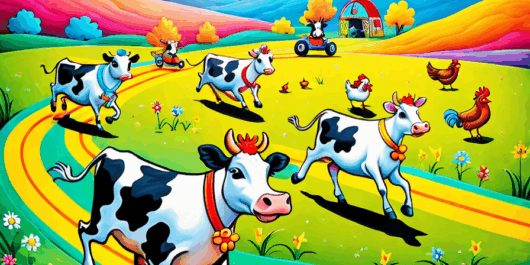 cow and chicken