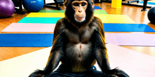 my gym partners a monkey