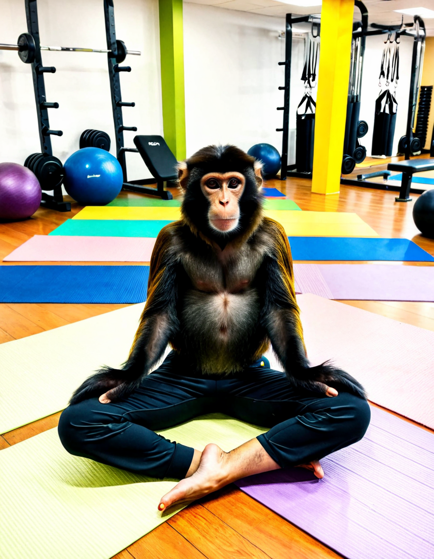 my gym partners a monkey